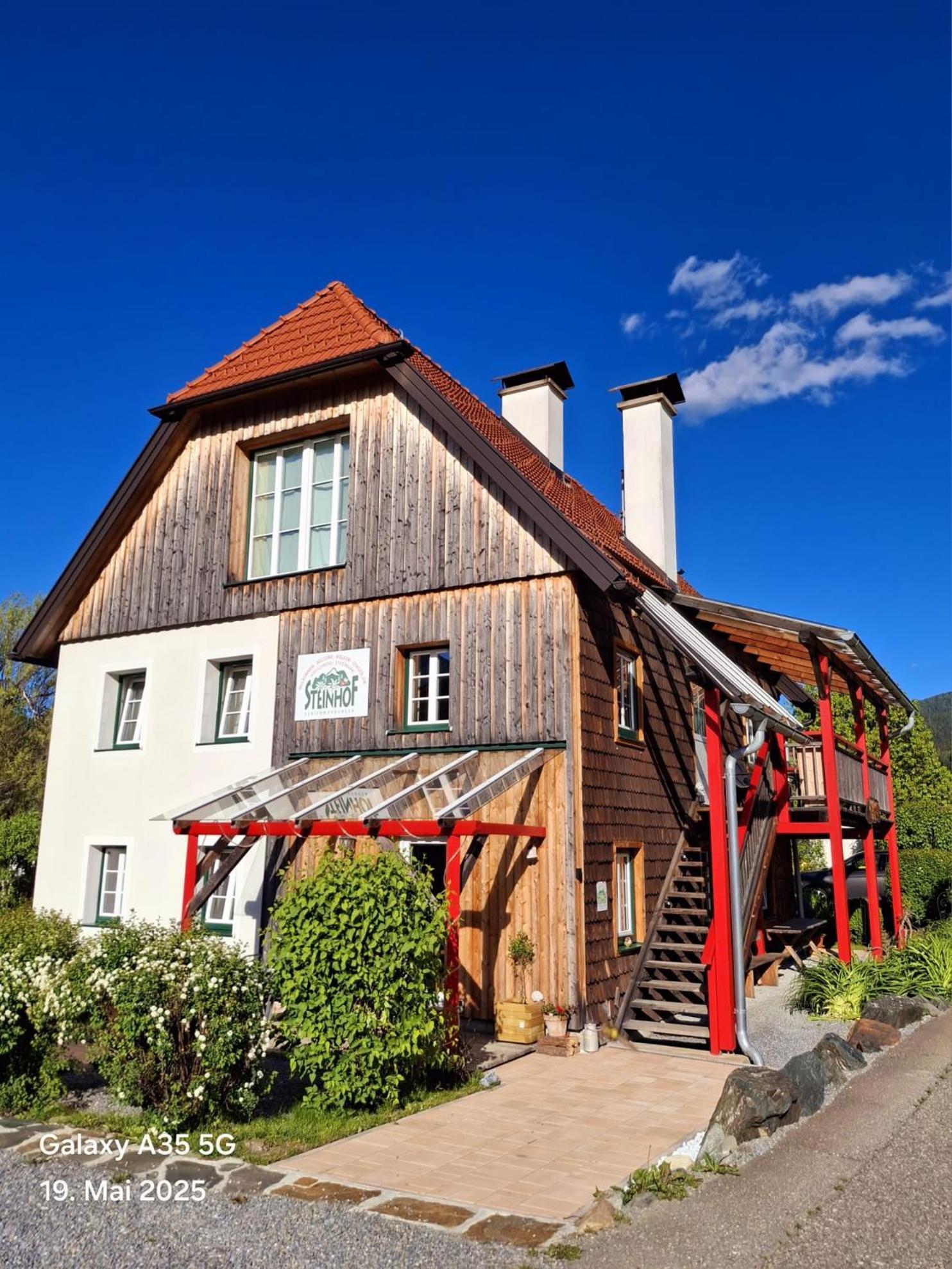 Villa Haus Steinhof Sankt Lorenzen ob Murau Exterior foto